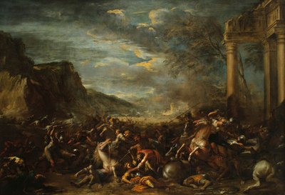 Bataille de cavalerie - Salvator Rosa